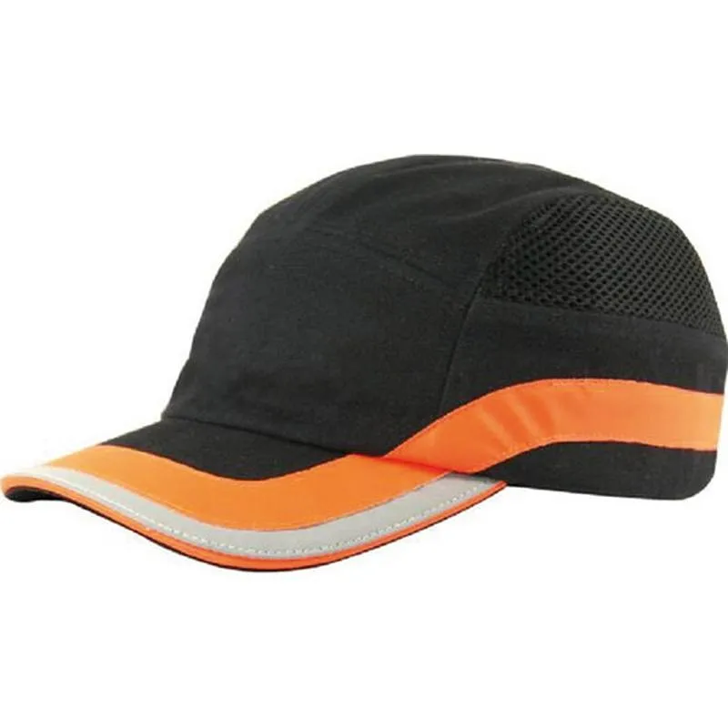 Compra GORRA ANTIGOLPES CON BANDA REFLECTANTE NEGRA / NARANJA CLIMAX 2452001100000 al mejor precio