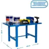 Compra BANCO TRABAJO METALICO BT6 AZUL 73 X 120 X 83 CM SIMONRACK 444100218841271 al mejor precio
