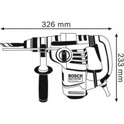 Compra MARTILLO CON CABLE COMBINADO SDS PLUS GBH3000 800W 3,1 J 28 MM BOSCH PROFESIONAL 061124A006 al mejor precio