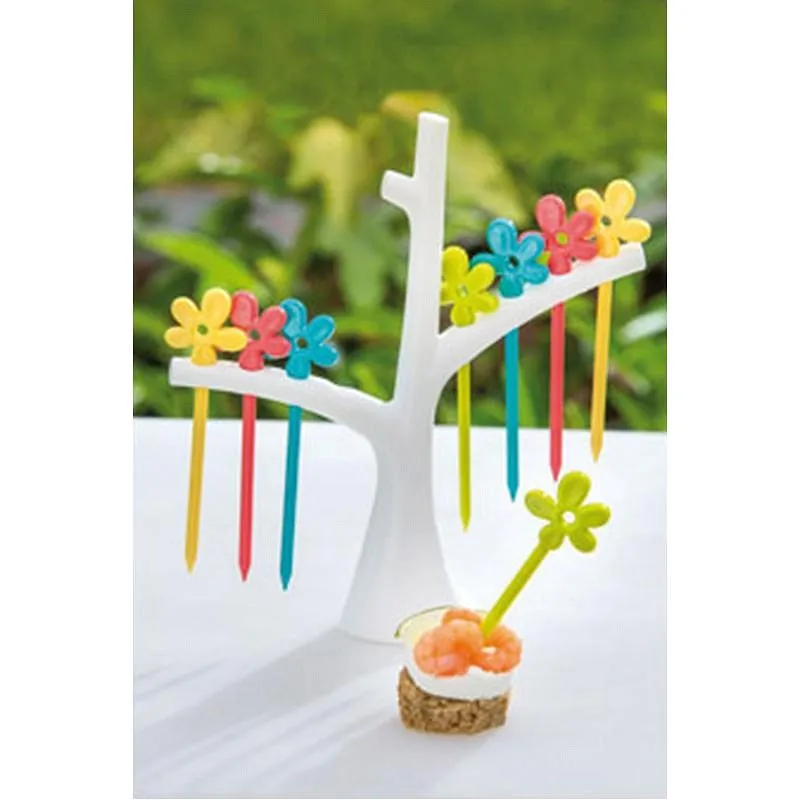 Compra PALILLOS APERITIVO 8 UINIDADES SURTIDAS CON ARBOL DE SOPORTE APRIL KOZIOL 3126003 al mejor precio