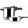 Compra OLLA PRESION SUPER RAPIDA DYNAMIC DUO 3 + 6 L MAGEFESA 010PDINAM36 al mejor precio