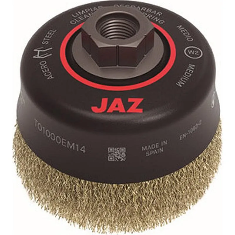Compra CEPILLO TAZA PUA ONDULADA LATONADA M14 diametro125/0,30 MM JAZ TO 1250EM14 al mejor precio