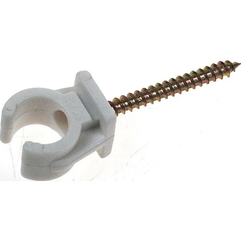 Compra GRAPA CLIP BLANCA CON TORNILLO 5 UDS diametro 18 MM SAET-94 77302 al mejor precio