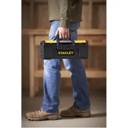 Compra CAJA HERRAMIENTAS ABS NEGRO CON AUTOCIERRE 162 X 220 X 394 MM STANLEY 1-79-216 al mejor precio