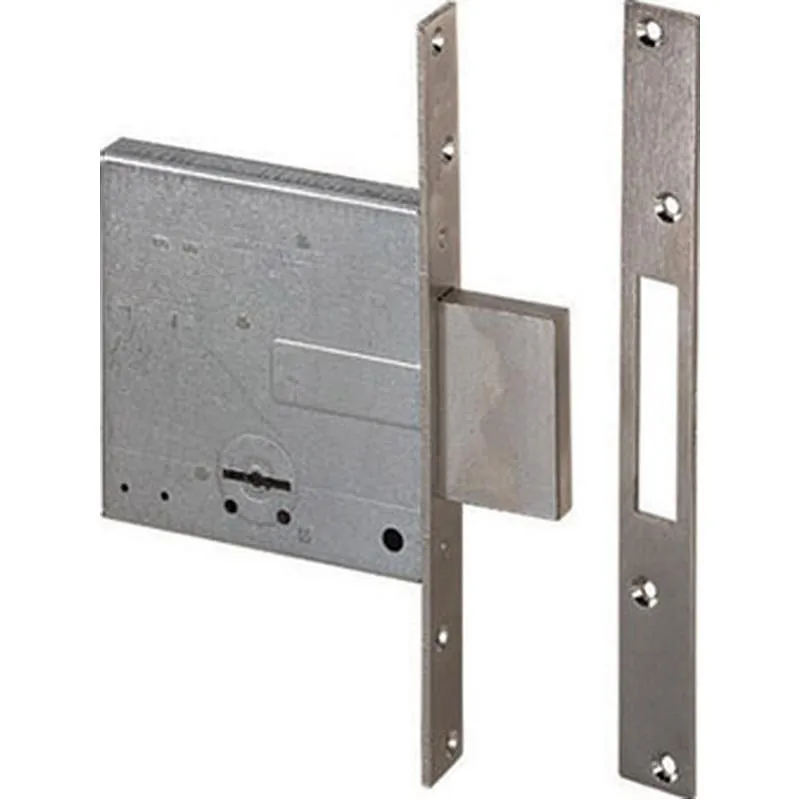 Compra CERRADURA SEGURIDAD NIQUELADA LLAVE SOLA 60 MM/BORJAS 4 VUELTAS CISA 57010.60.0 al mejor precio