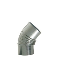 Compra Codo galvanizado chimenea diámetro 100 45º FR RG02R100C al mejor precio