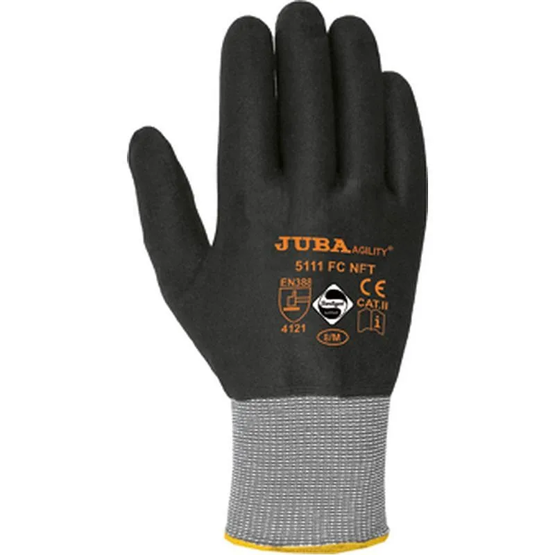 Compra GUANTE NILON / ELASTANO RECUBIERTO NITRILO FOAM NFT AGILITY TALLA 8 JUBA H5111FCNFT/8 al mejor precio