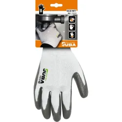 Compra GUANTE POLIESTER RECUBIERTO NITRILO ESTANCO ECO-NIT TALLA 9 JUBA H113131/9 al mejor precio