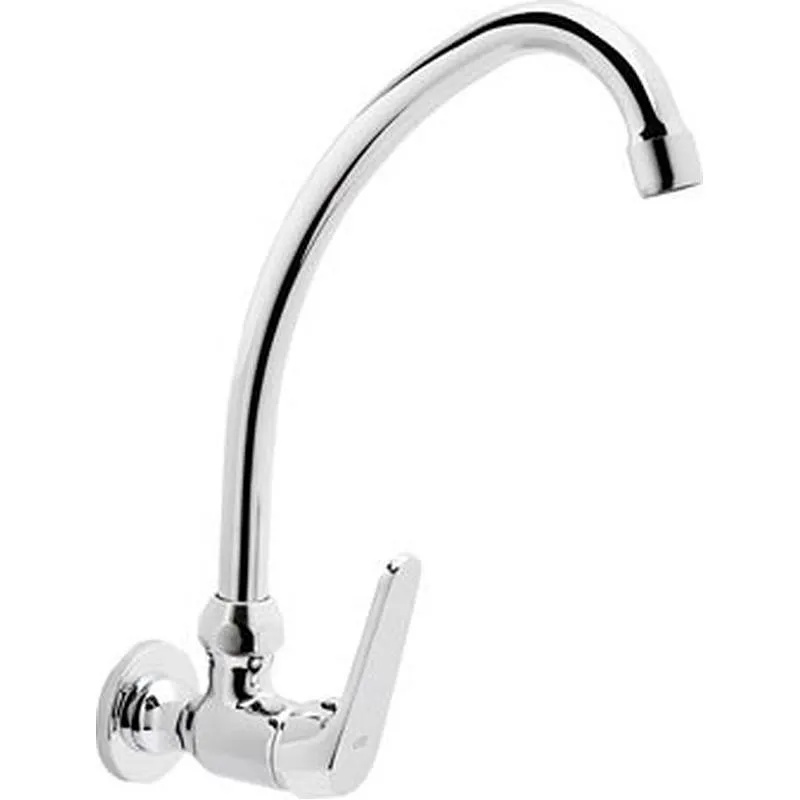 Compra GRIFO COCINA MONOMANDO PARED CAÑO ALTO 1 AGUA SERIE GE2 GENEBRE 1005 04 al mejor precio