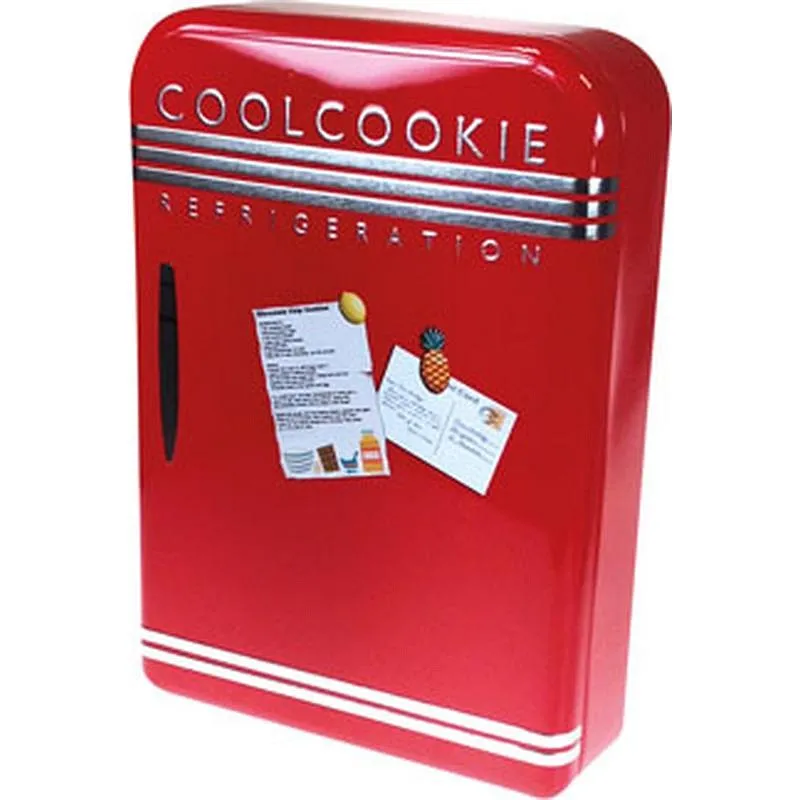 Compra CAJA METALICA NEVERA RETRO ROJA SC110998 al mejor precio