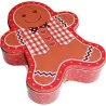 Compra CAJA METALICA GINGERBREADMAN GRANDE GING0003 al mejor precio