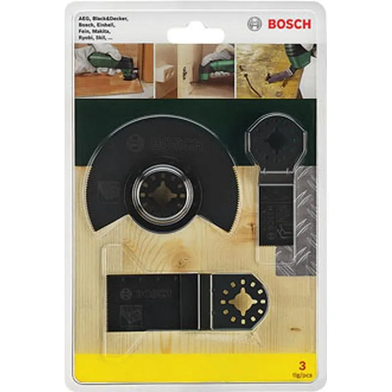 Compra HOJA SIERRA MULTIHERRAMIENTA SET 3 PIEZAS BOSCH 2607017323 al mejor precio