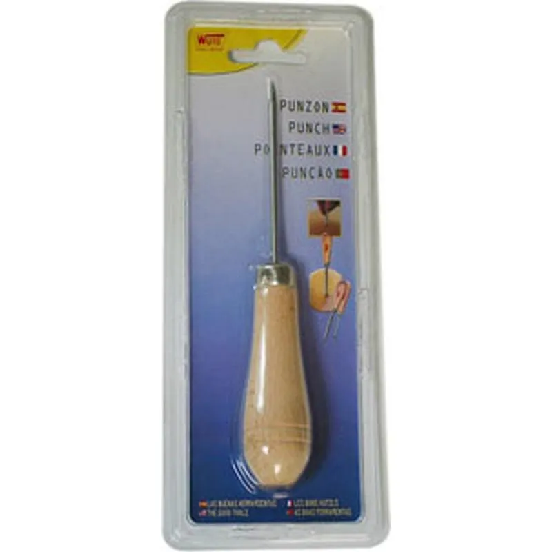 Compra PUNZON MANGO MADERA Nº 1, 2,7 X 8 MM WUTO 7701 BL al mejor precio
