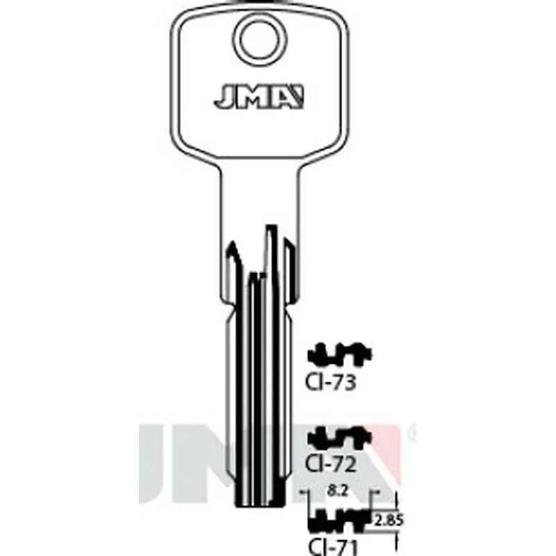 Compra LLAVE SEGURIDAD LATON PUNTOS CI-48 JMA CI-48 al mejor precio