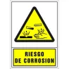 Compra SEÑAL ADVERTENCIA CASTELLANO 490 X 345 MM-RIESGO DE CORROSION 203049PS al mejor precio