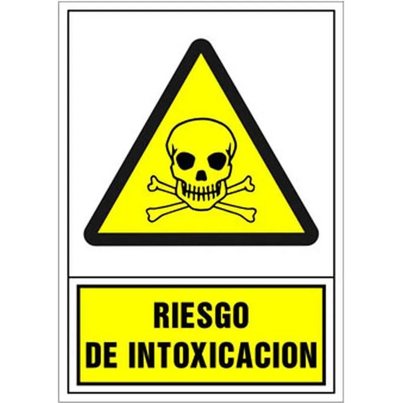 Compra SEÑAL ADVERTENCIA CASTELLANO 490 X 345 MM-RIESGO DE INTOXICACION 202049PS al mejor precio