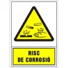 Compra SEÑAL ADVERTENCIA CATALAN 490X345 MM-RISC D'CORROSIO 203049PSC al mejor precio