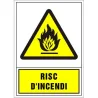 Compra SEÑAL ADVERTENCIA CATALAN 490X345 MM-RISC D'INCENDI 200049PSC al mejor precio