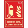 Compra SEÑAL FOTOLUMINISCENTE CONTRA INCENDIO CASTELLANO 420X297 MM-COLUMNA MOVIL EXTINCION 606242PF al mejor precio