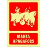 Compra SEÑAL FOTOLUMINISCENTE CONTRA INCENDIO CATALAN 297X210 MM-MANTA APAGAFOCS 606329PFC al mejor precio