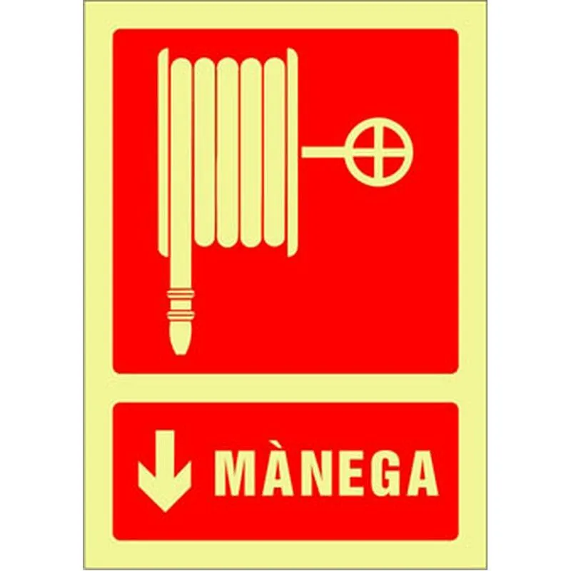 Compra SEÑAL FOTOLUMINISCENTE CONTRA INCENDIO CATALAN 420X297 MM-MANEGA 602842PFC al mejor precio