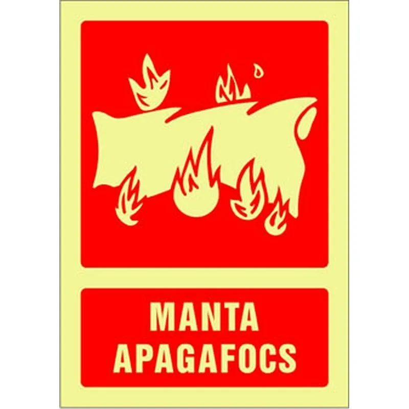 Compra SEÑAL FOTOLUMINISCENTE CONTRA INCENDIO CATALAN 420X297 MM-MANTA APAGAFOCS 606342PFC al mejor precio