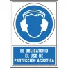Compra SEÑAL OBLIGACION CASTELLANO 490X345 MM-OBLIGATORIO USO PROTECCION ACUSTICA 400849PS al mejor precio