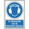 Compra SEÑAL OBLIGACION CATALAN 490X345 MM-OBLIGATORI L'US DE PROTECCIO ACUSTICA 400849PSC al mejor precio