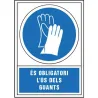 Compra SEÑAL OBLIGACION CATALAN 490X345 MM-OBLIGATORI L'US DELS GUANTS 400349PSC al mejor precio