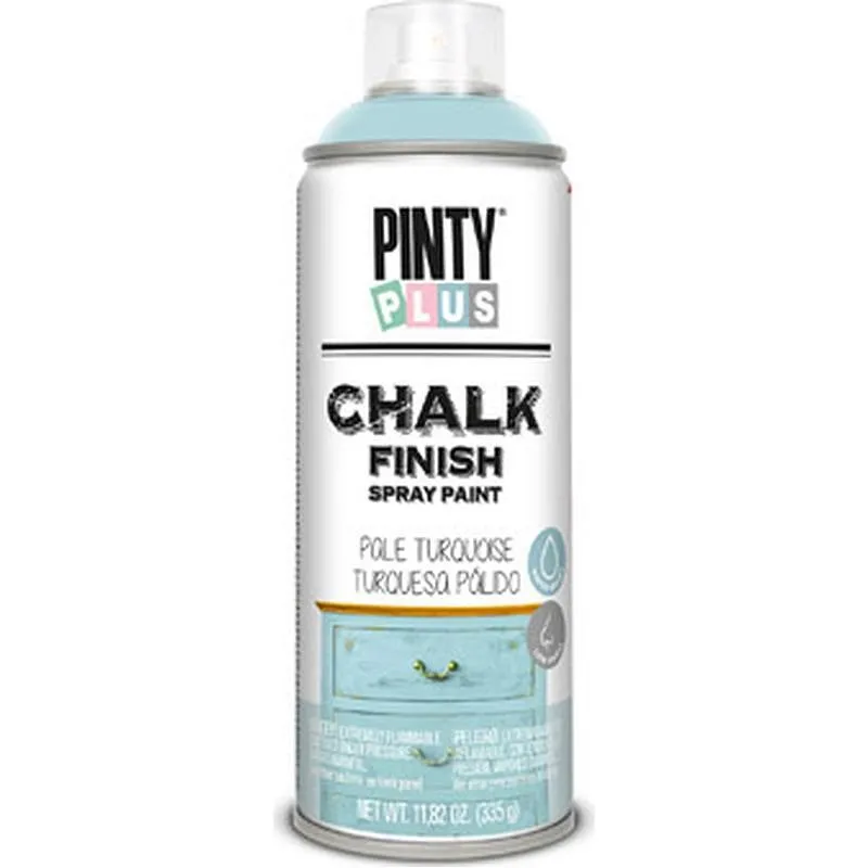 Compra PINTURA SPRAY CHALK 520 CC TURQUESA PALIDO PINTYPLUS 796 al mejor precio