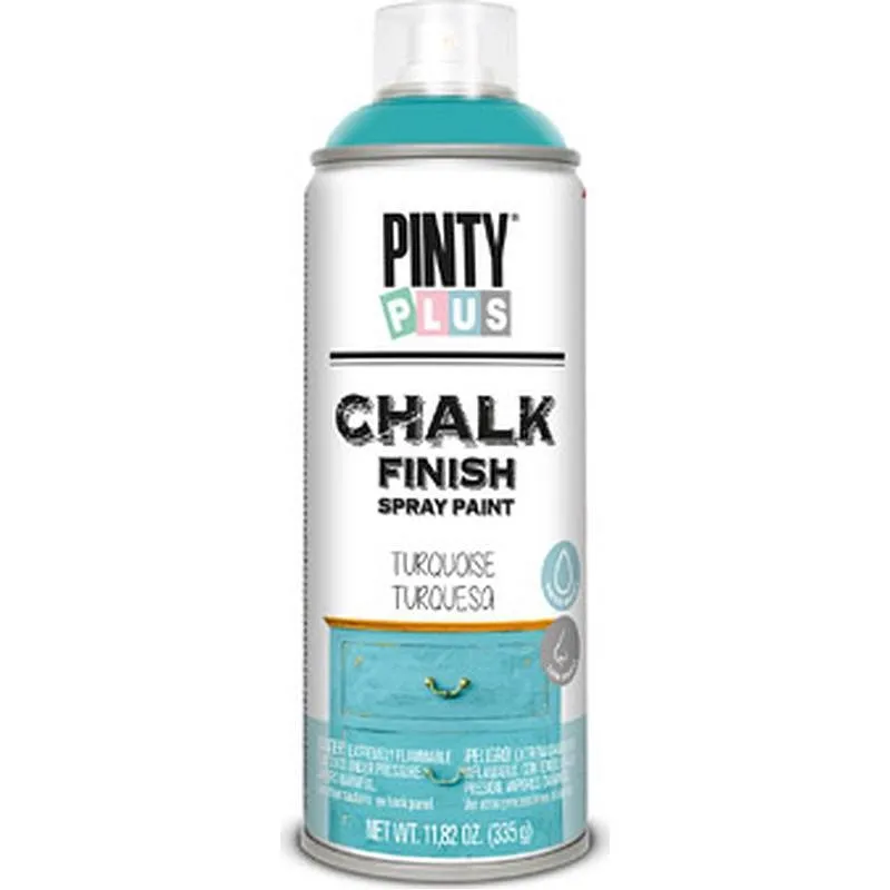 Compra PINTURA SPRAY CHALK 520 CC TURQUESA PINTYPLUS 797 al mejor precio