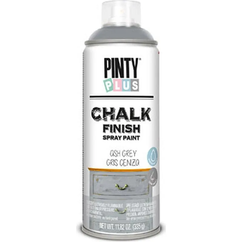 Compra PINTURA SPRAY CHALK 520 CC GRIS CENIZA PINTYPLUS 798 al mejor precio