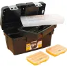 Compra CAJA HERRAMIENTAS ABS NEGRO PROFESIONAL 500 X 295 X 270 MM ASA ALUMINIO IRONSIDE 100586 al mejor precio