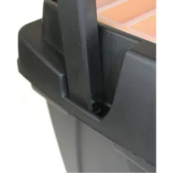 Compra CAJA HERRAMIENTAS ABS NEGRO PROFESIONAL 600 X 305 X 295 MM ASA ALUMINIO IRONSIDE 100587 al mejor precio