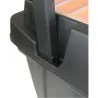 Compra CAJA HERRAMIENTAS ABS NEGRO PROFESIONAL 600 X 305 X 295 MM ASA ALUMINIO IRONSIDE 100587 al mejor precio