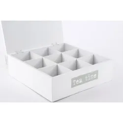 Compra CAJA INFUSIONES MADERA TEATIME ITEM PC-119565 al mejor precio