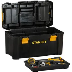Compra CAJA HERRAMIENTAS PLASTICO NEGRO 1 BANDEJA 205 X 400 X 195 MM STANLEY STST1-75517 al mejor precio