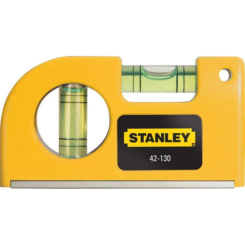 Compra NIVEL DE BOLSILLO MAGNETICO 8,7 CM STANLEY 0-42-130 al mejor precio
