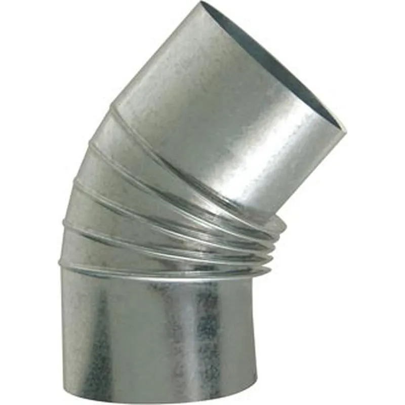 Compra CODO CHIMENEA ACERO GALVANIZADO diametro100 MM 45º FR RG02R100C al mejor precio