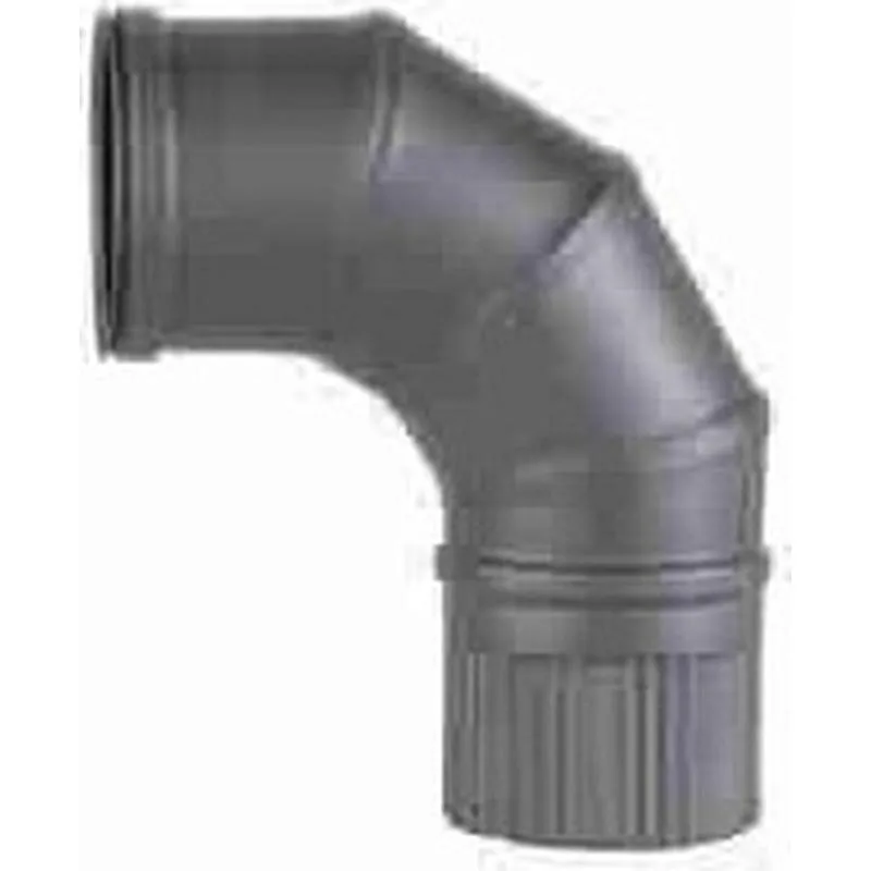 Compra CODO PELLET SIMPLE INOX 316L PINTADO GRAFITO INOX diametro80 MM 90º FR CPS80906JP al mejor precio