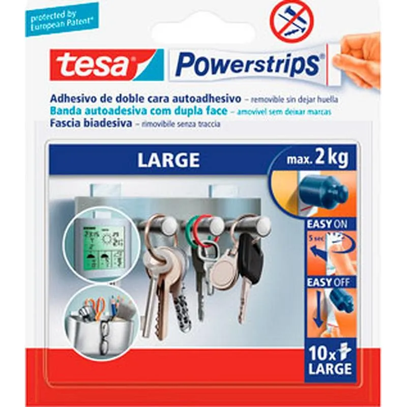 Compra TIRA POWERSTRIPS GRANDE BLANCA 10 UDS TESA TAPE 58060-00000-20 al mejor precio