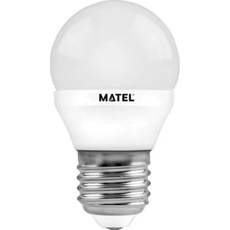 Compra BOMBILLA ESFERICA LED E27 5W 500LM 6400K MATEL 21807 al mejor precio