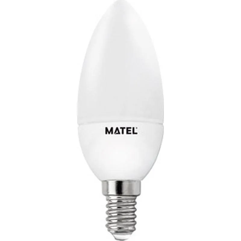 Compra BOMBILLA VELA LED E14 5W 450LM 2700K MATEL 21840 al mejor precio