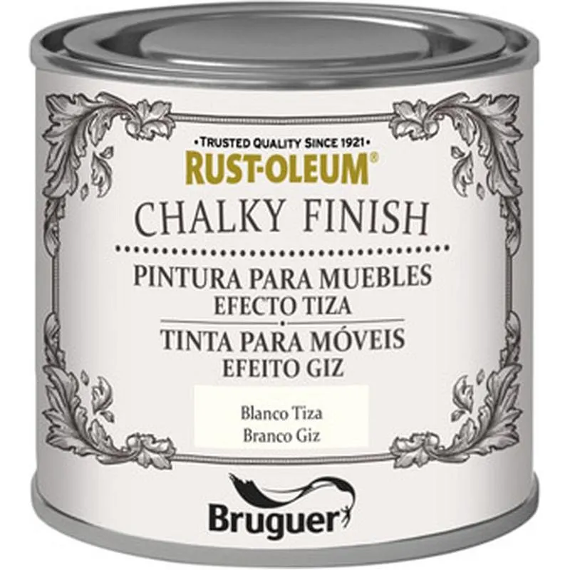 Compra PINTURA EFECTO TIZA CHALKY FINISH 125 ML BLANCO TIZA RUST-OLEUM 5397508 al mejor precio