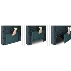 Compra COMPOSTADOR ECO GRIS 300 L 61X61X83 CM IMPORT Y54400860 al mejor precio