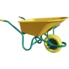 Compra CARRETILLA NILON AMARILLA * C1/570 100 L RUEDA IMPINCHABLE THECA 1500077 al mejor precio