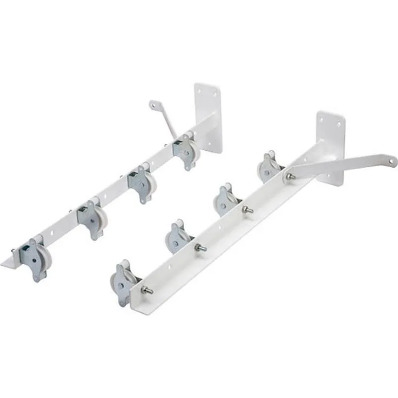 Compra TENDEDERO PARED 8 POLEAS PLASTIFICADO BLANCO SAUVIC 89396 al mejor precio