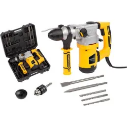 Compra MARTILLO CON CABLE COMBINADO SDS PLUS 1600 W 32 MM + ACCESORIOS POWERPLUS POWX1175 al mejor precio