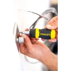 Compra DESTORNILLADOR CARRACA EXTRACORTO CON 6 PUNTAS STANLEY 0-66-358 al mejor precio