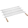 Compra PARRILLA RECORTABLE ZINC MANGO MADERA 80XF40 CM (CORTE 73-82 CM) SAUVIC 2475 al mejor precio